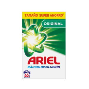 Detergente Ariel 65 lavados