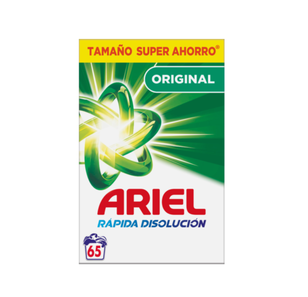 Detergente Ariel 65 lavados